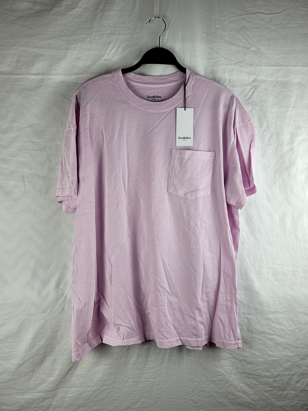 NWT Goodfellow & Co Men’s Relaxed Fit Pocket T-Shirt Lavender Light Purple XL